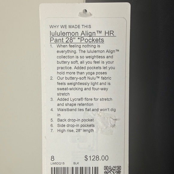 Lululemon Align HR Pant 28” - Picture 4 of 5